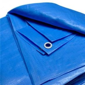 Lona plástica azul 10 x 8 - 150 micras - polietileno
