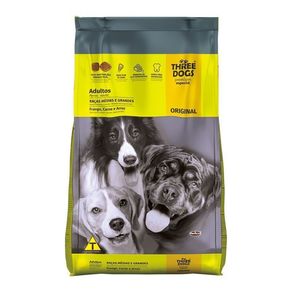 Three Dogs Original Adultos Medias E Gdes 20kg